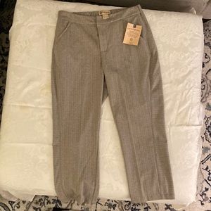 Democracy Curve Equality tan herringbone pants